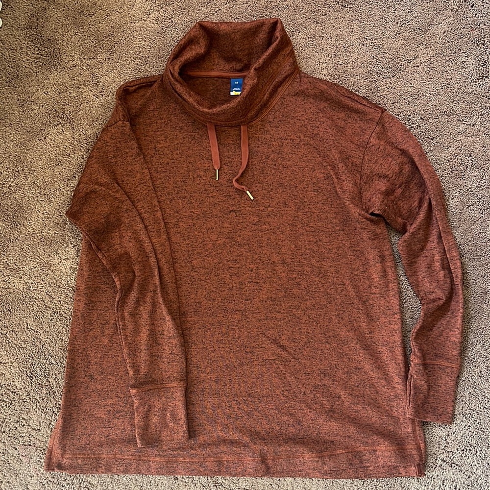 Old navy nursing maternity sweatshirt rust brown